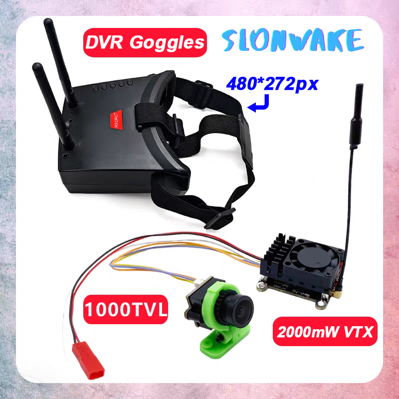 Goggles Fpv - Over 20Km Range 5.8Ghz 2W FPV