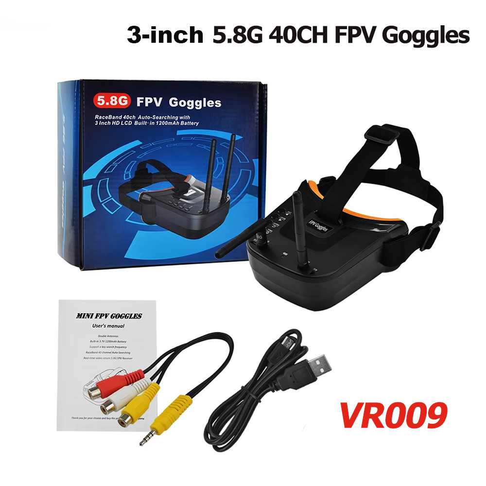 Rc Drone - VR009 FPV Video Goggles 3Inch 480*320