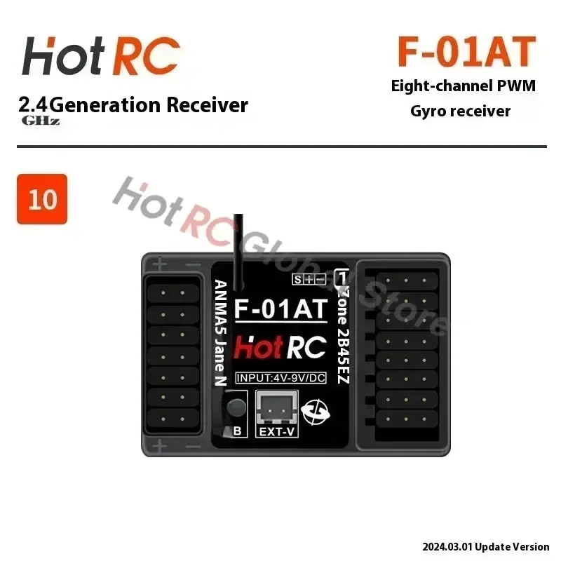 HOTRC 2.4Ghz 4/6/8 Channel F-0 - Radio Transmitter 2.4Ghz recension och pris