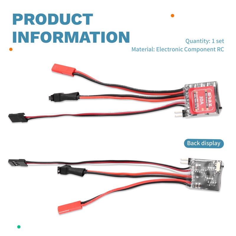 A49K-2X Micro-ESC 30A Brushed  - 4 In 1 Esc recension och pris
