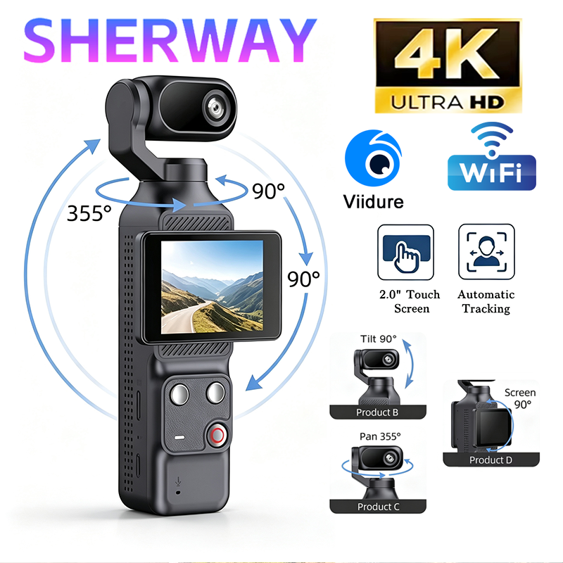 4K/1080P Gimbal Action Camera  - Runcam Camera recension och pris