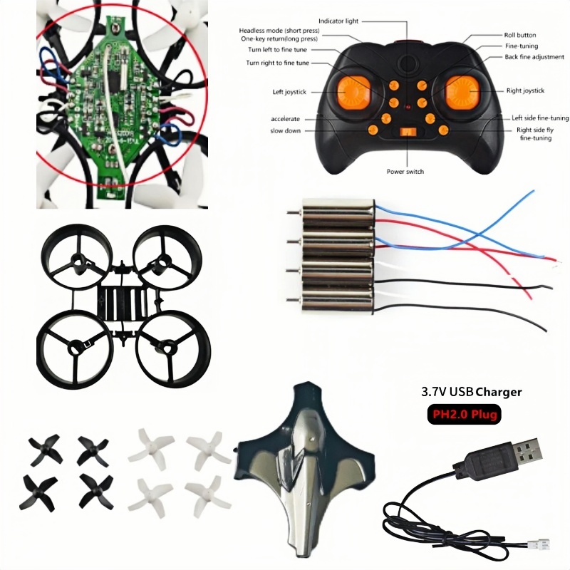 Complete DIY Drone Kit 2.4G 6A - Drone Battery Charger recension och pris