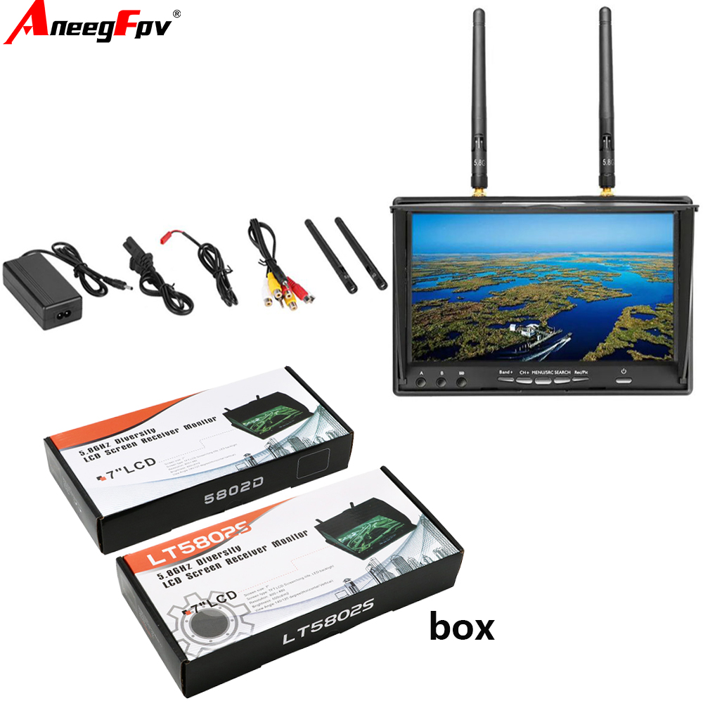 LCD5802D LCD5802S 7 Inch 5.8G  - Goggles Fpv recension och pris