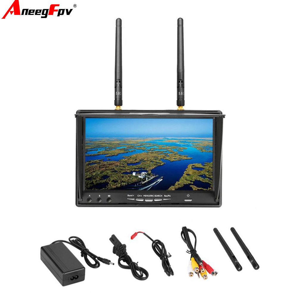 LCD5802D LCD5802S 7 Inch 5.8G  - Goggles Fpv recension och pris
