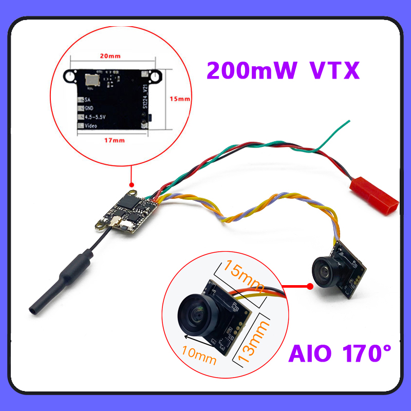 SLONWAKE 5.8G 1200TVL FPV Came - Drone With Camera recension och pris