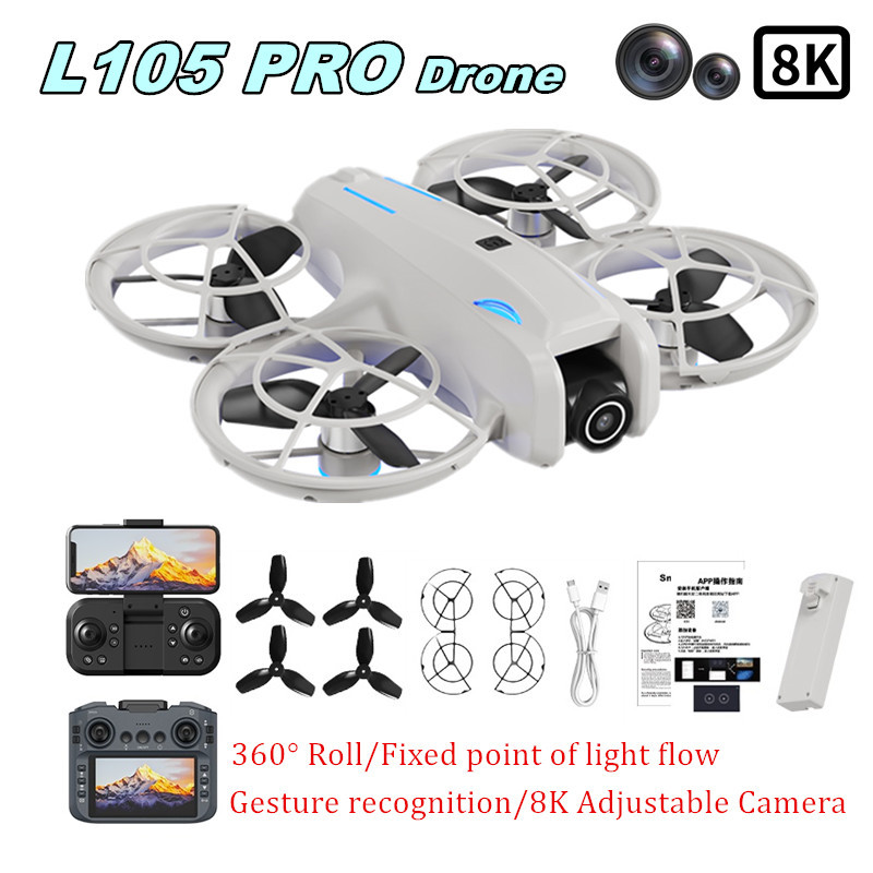 L105 PRO Drone Duel 8k Lens Fu - Drone Battery Charger recension och pris