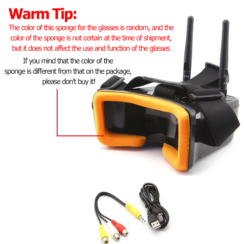VR009 FPV Video Goggles 3Inch  - Rc Drone recension och pris
