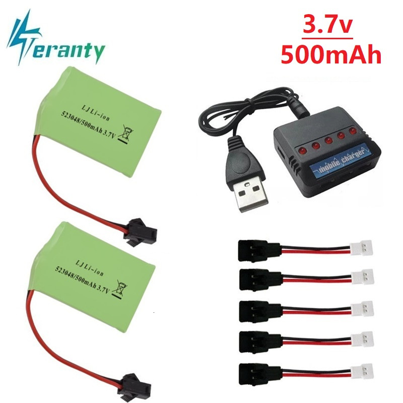 3.7V 500mAh 523048 Li-ion Batt - Balance Charger Rc recension och pris