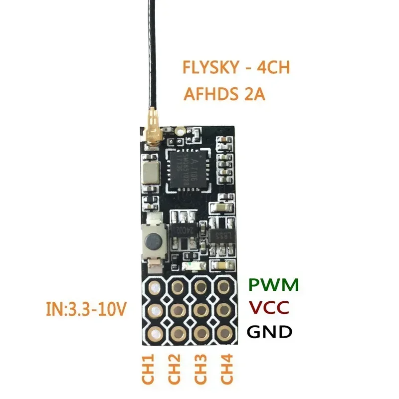 FS2A 4CH AFHDS 2A Mini Receive - Flysky Transmitter recension och pris