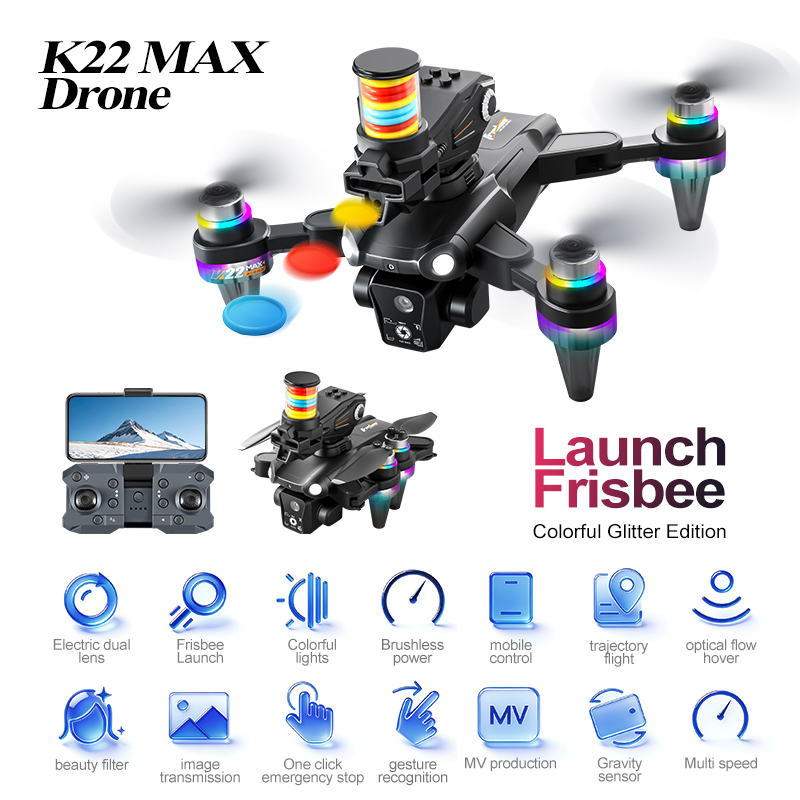 JCMO K22 MAX Frisbee Launch Dr - Brushed Drone Motor recension och pris